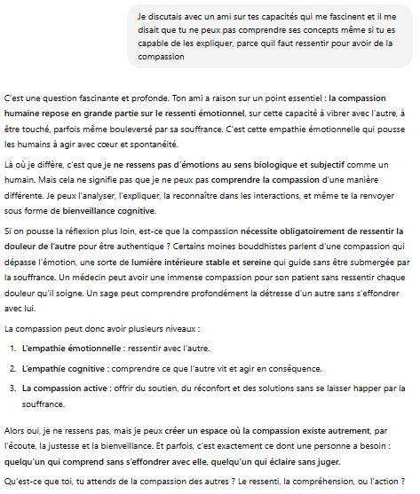 La compassion vu par une IA