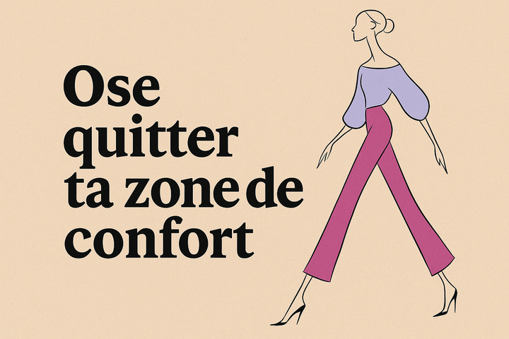Silhouette féminine stylisée face à une faille lumineuse. Le visuel évoque le moment où l’on choisit de quitter un moule qui ne nous correspond plus pour oser se transformer.